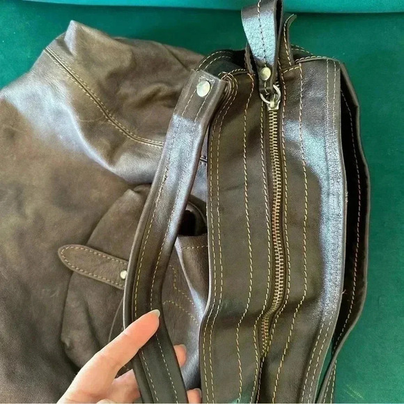 Sofia C Italy Leather Large Shoulder Bag - Picture 7 of 14